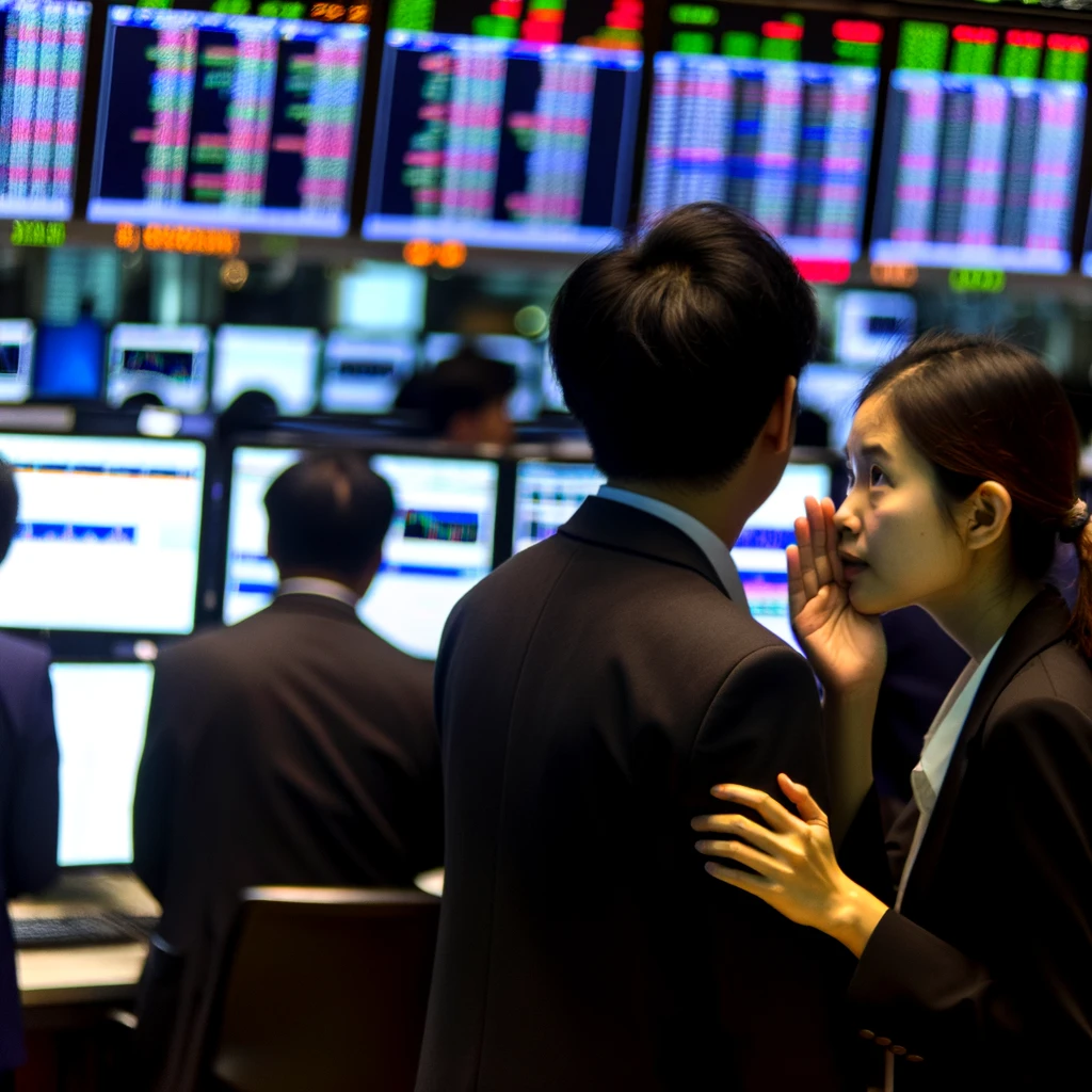 stock exchange: one trade shring a secret with another